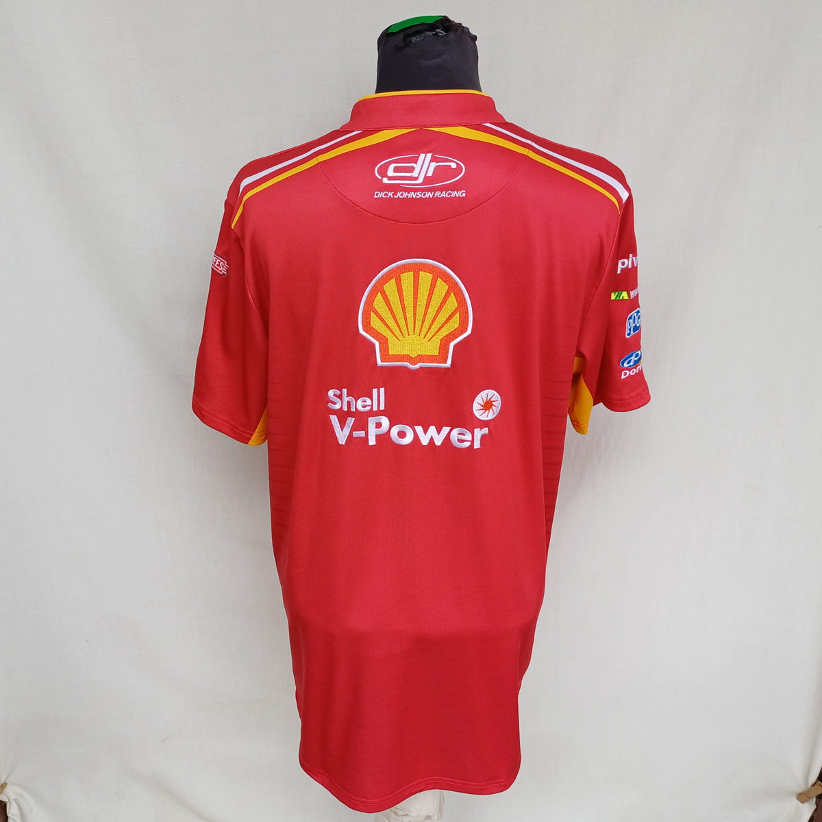 New Without Tags Dick Johnson Racing Polo Button Shirt Mens S