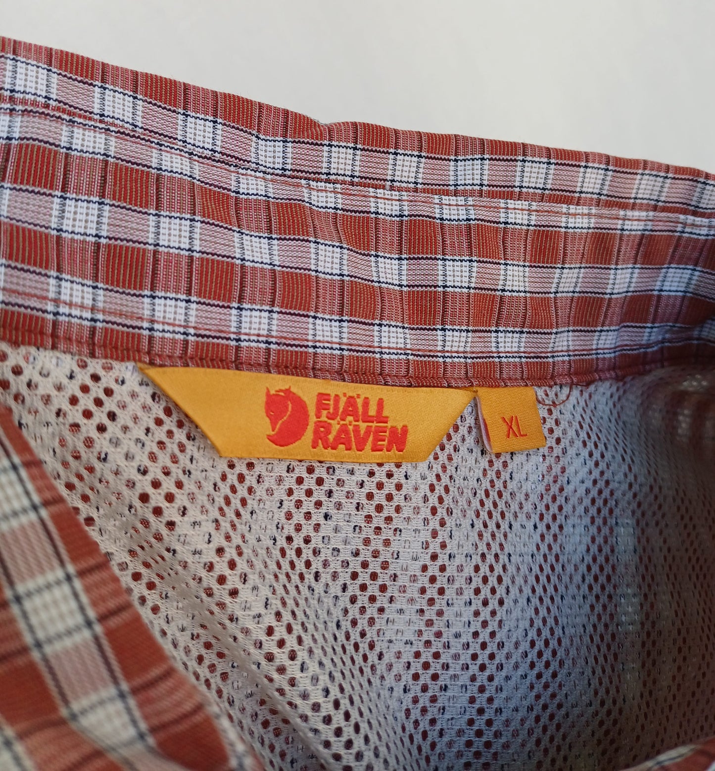 Fjallraven Outdoor Comfort Fit Collin Check Button-Up Shirt Mens XL