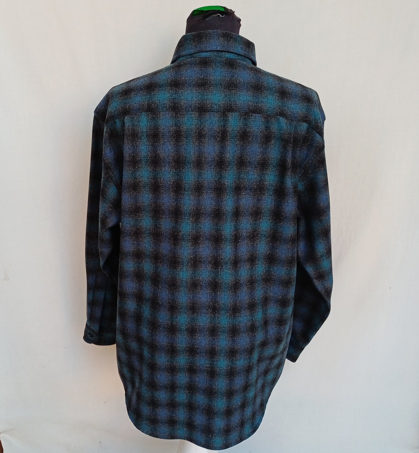 Pendleton Flannel Wool Plaid Button Shirt Mens L