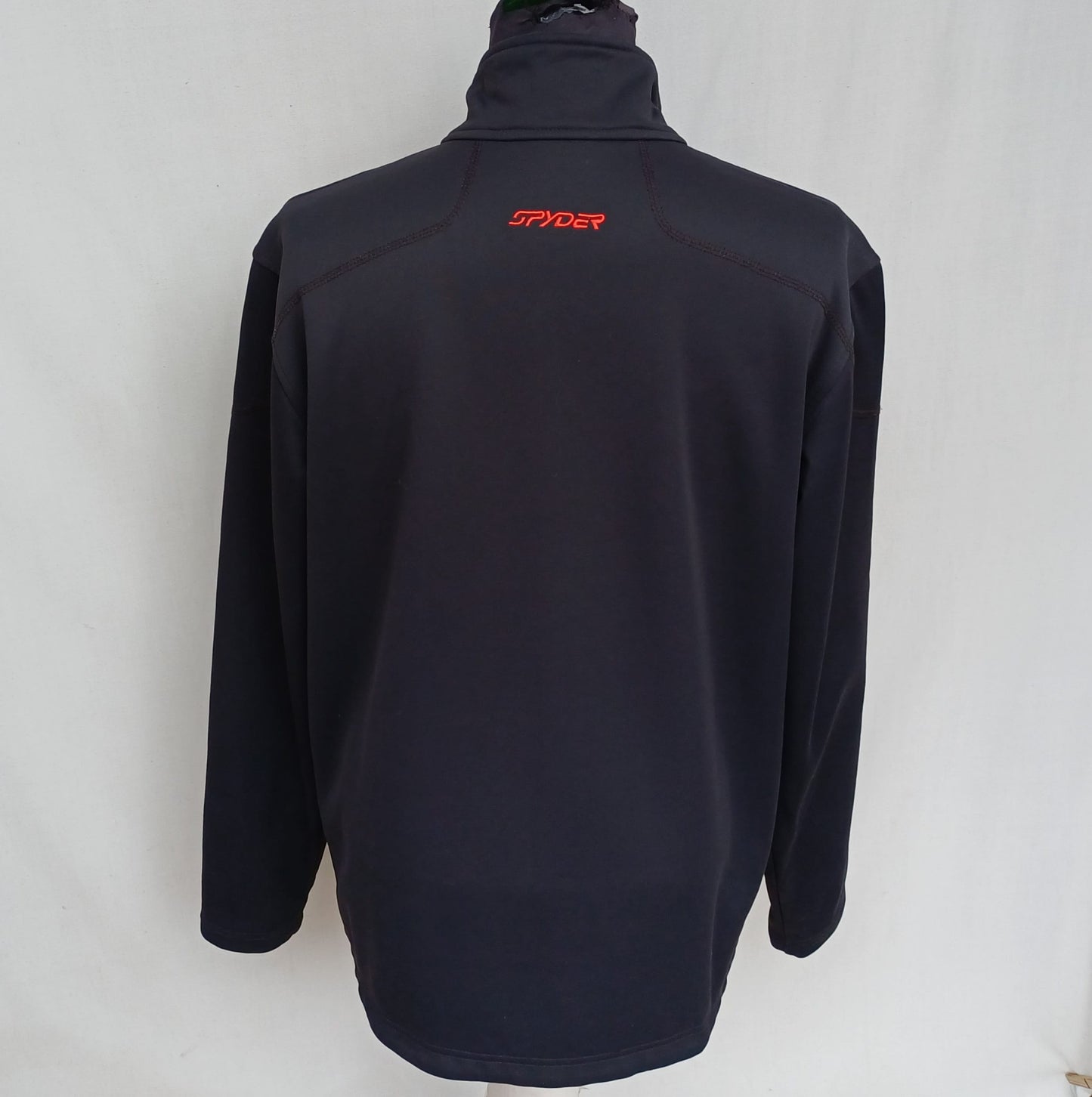 Spyder Fleece Lined Full Zip Softshell Jacket Mens L