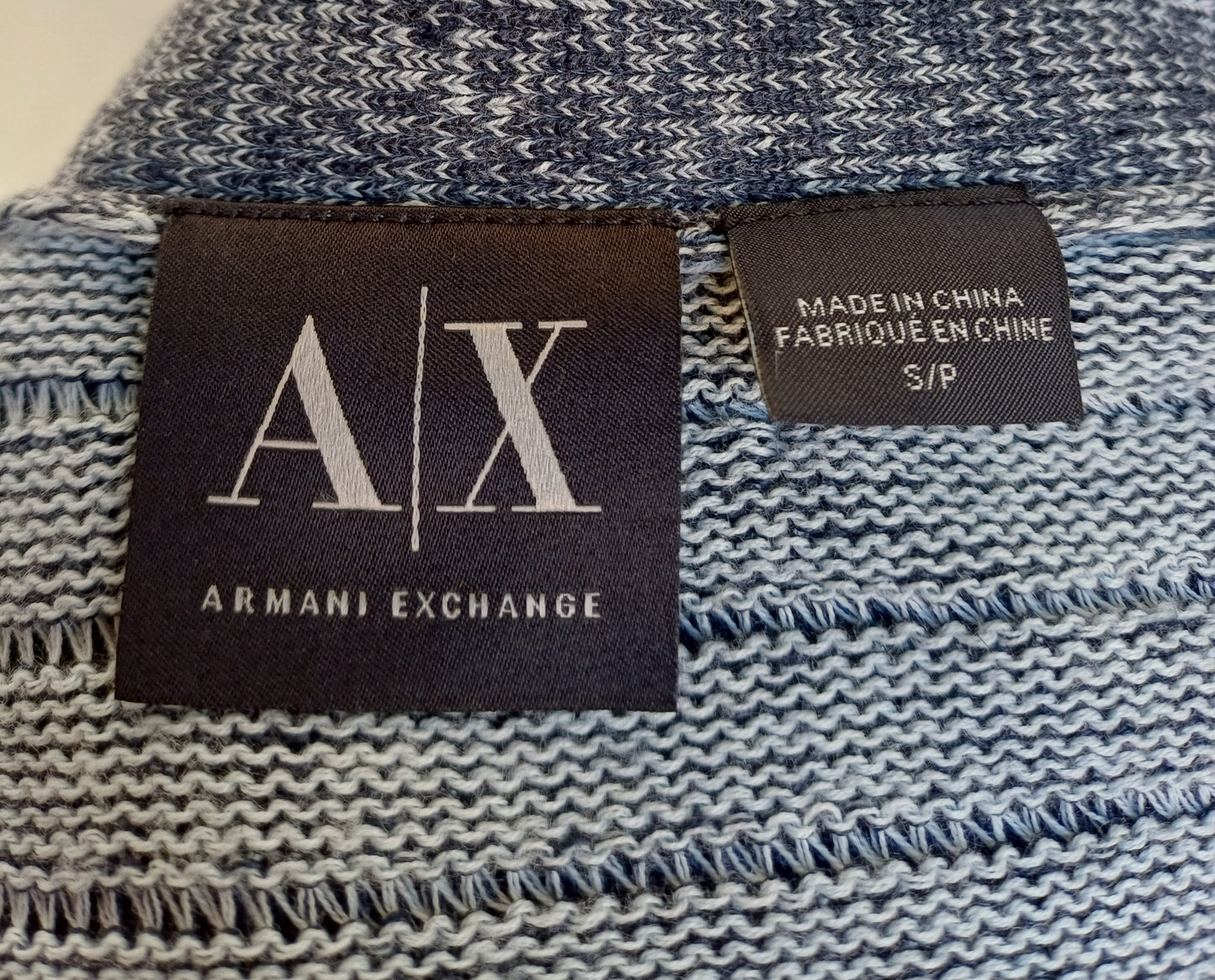 Armani Exchange Linen/Cotton Button Cardigan Sweater Mens S