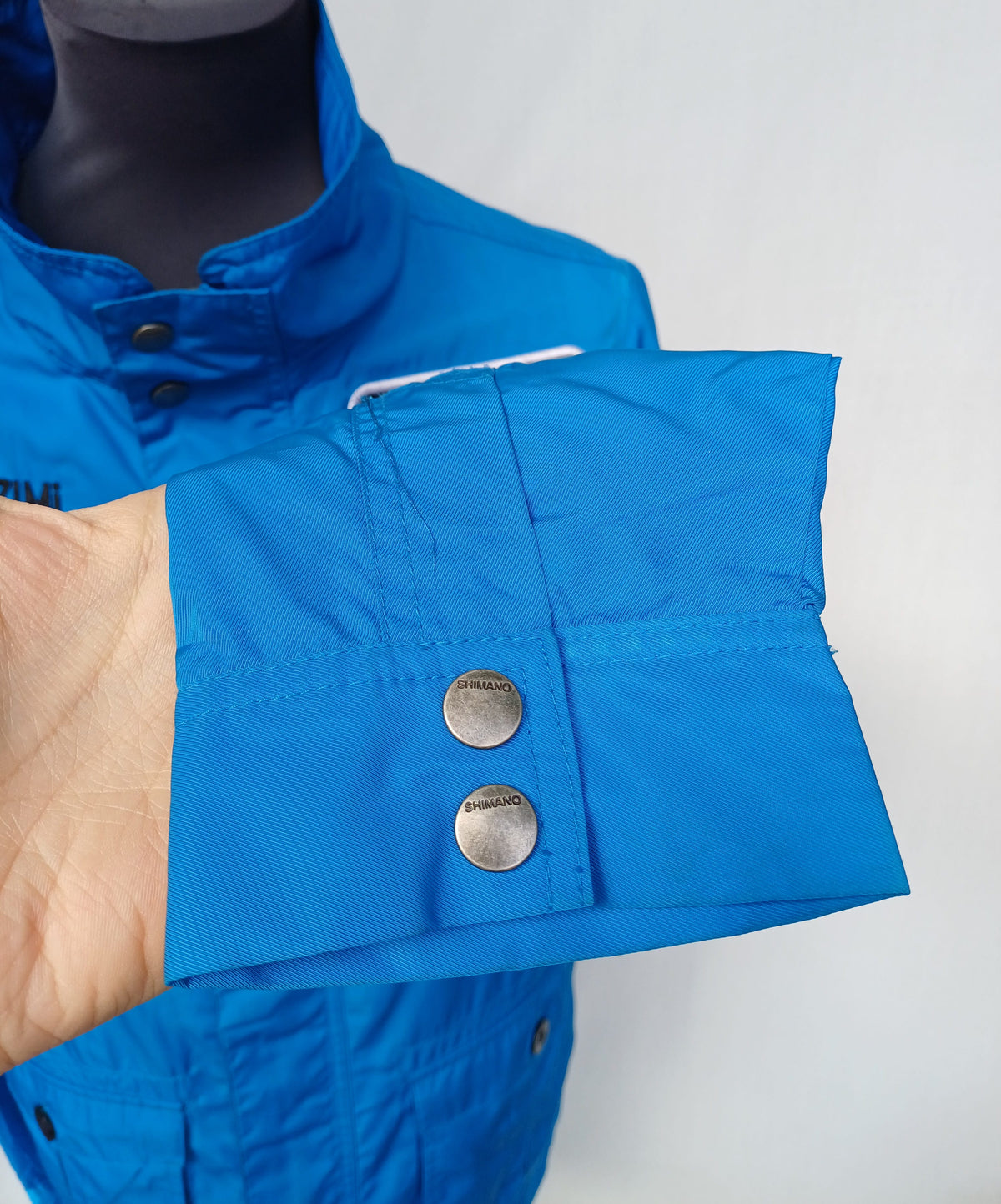 Shimano Team x Pearl Izumi Zip/Snap Nylon Jacket Mens M