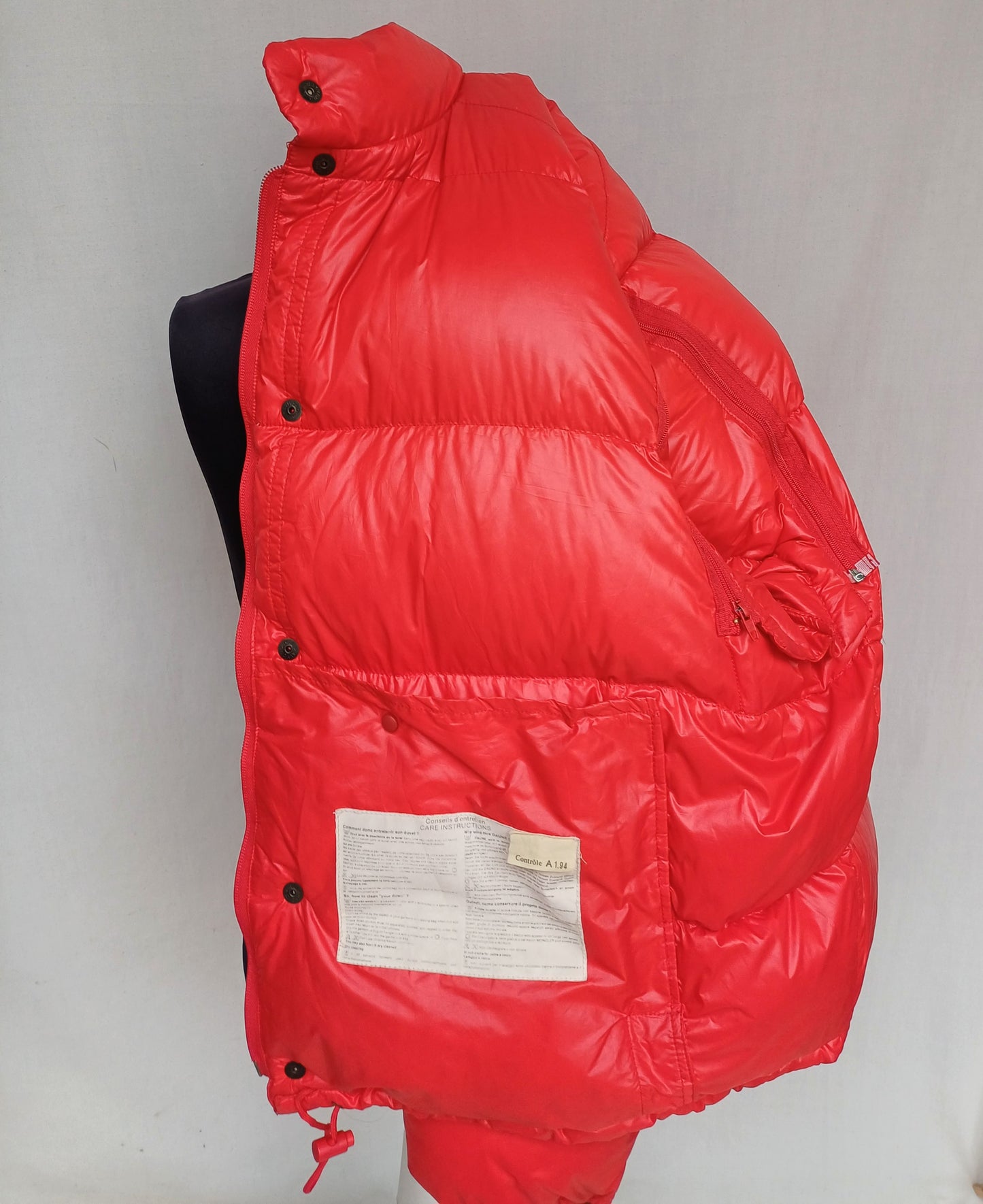 Vintage Moncler Grenoble Down Puffer Jacket W/Removable Sleeves Size 3