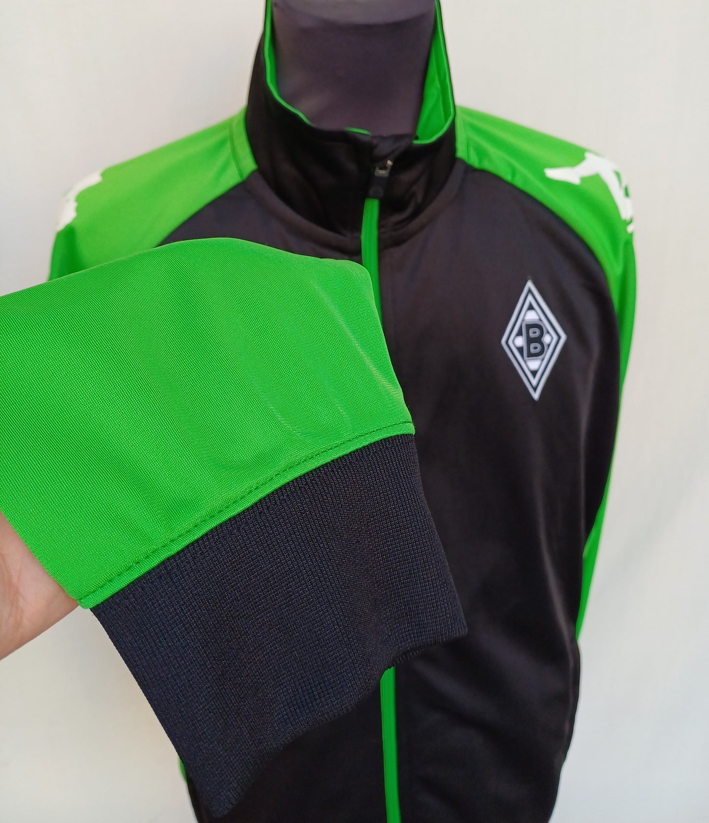 Borussia Monchengladbach Kappa Zip Track Top Jacket Mens L