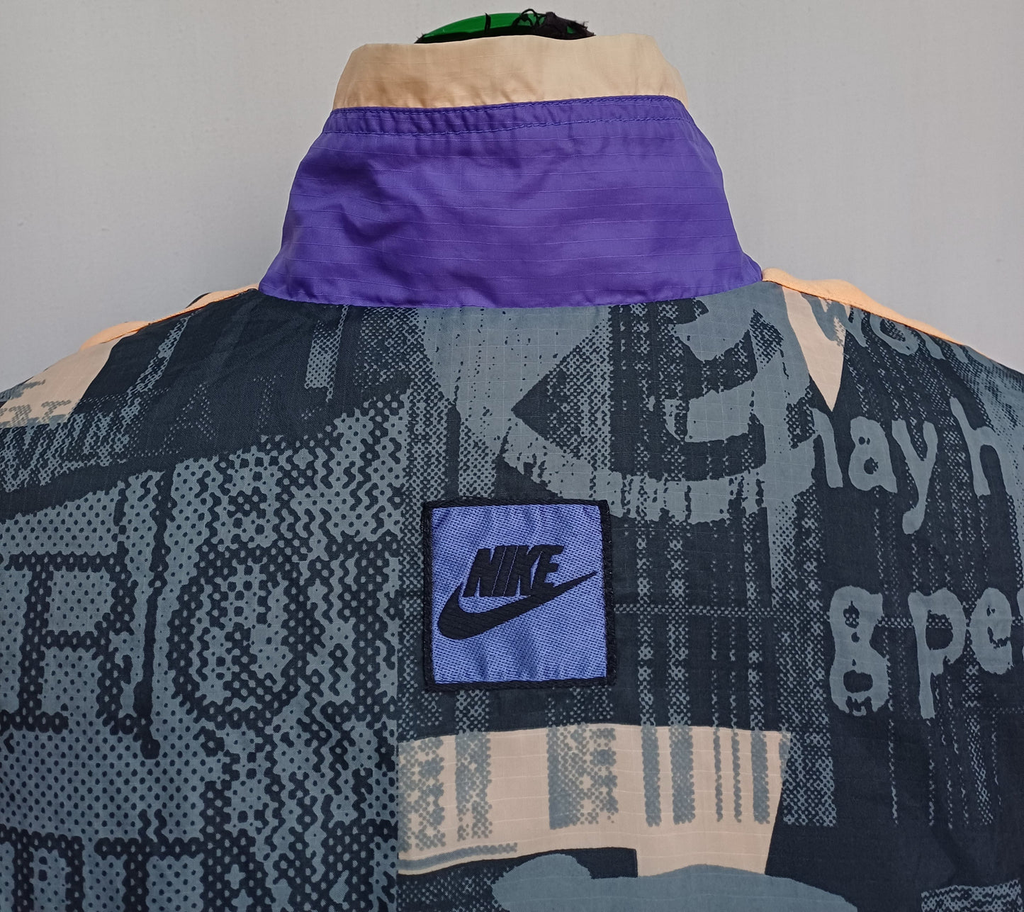 Vintage 90s Nike Maximal Power Windbreaker Track Top Jacket Mens L