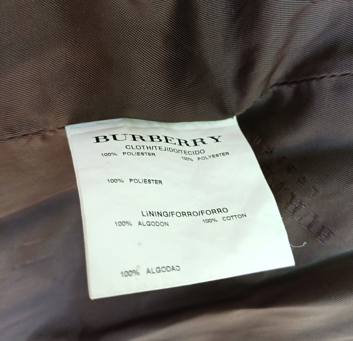 New Without Tags Burberry London Womens 3/4 Sleeve Shiny Jacket Size 44/Large