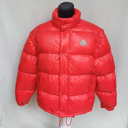 Vintage Moncler Grenoble Down Puffer Jacket W/Removable Sleeves Size 3