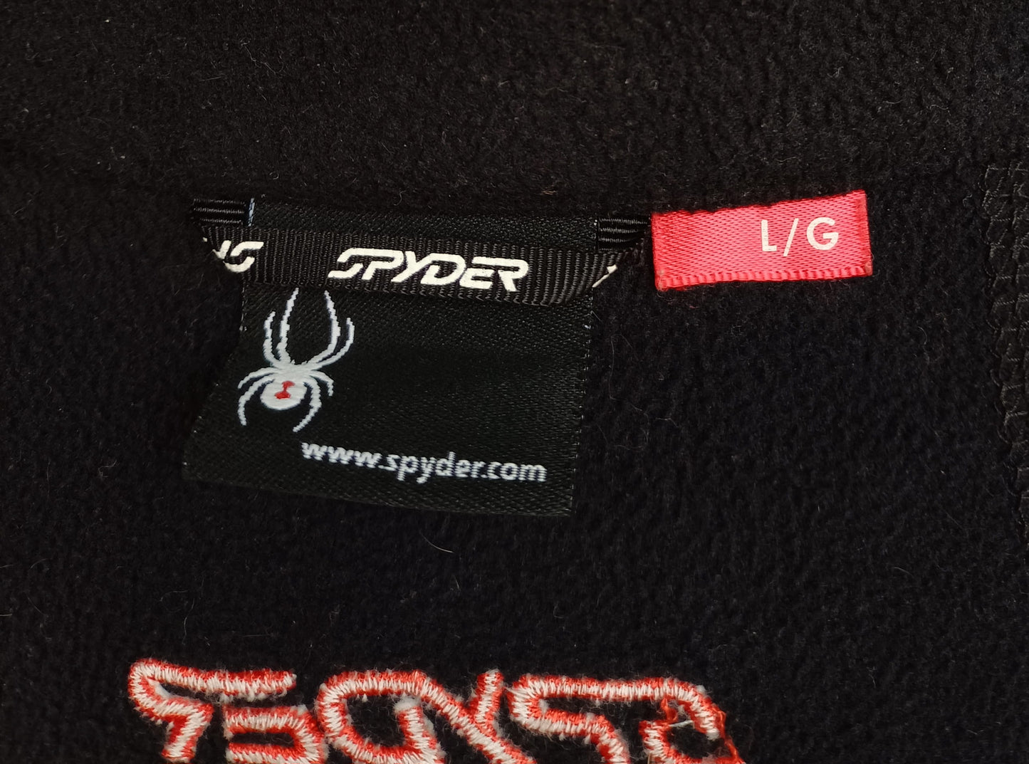 Spyder Fleece Lined Full Zip Softshell Jacket Mens L