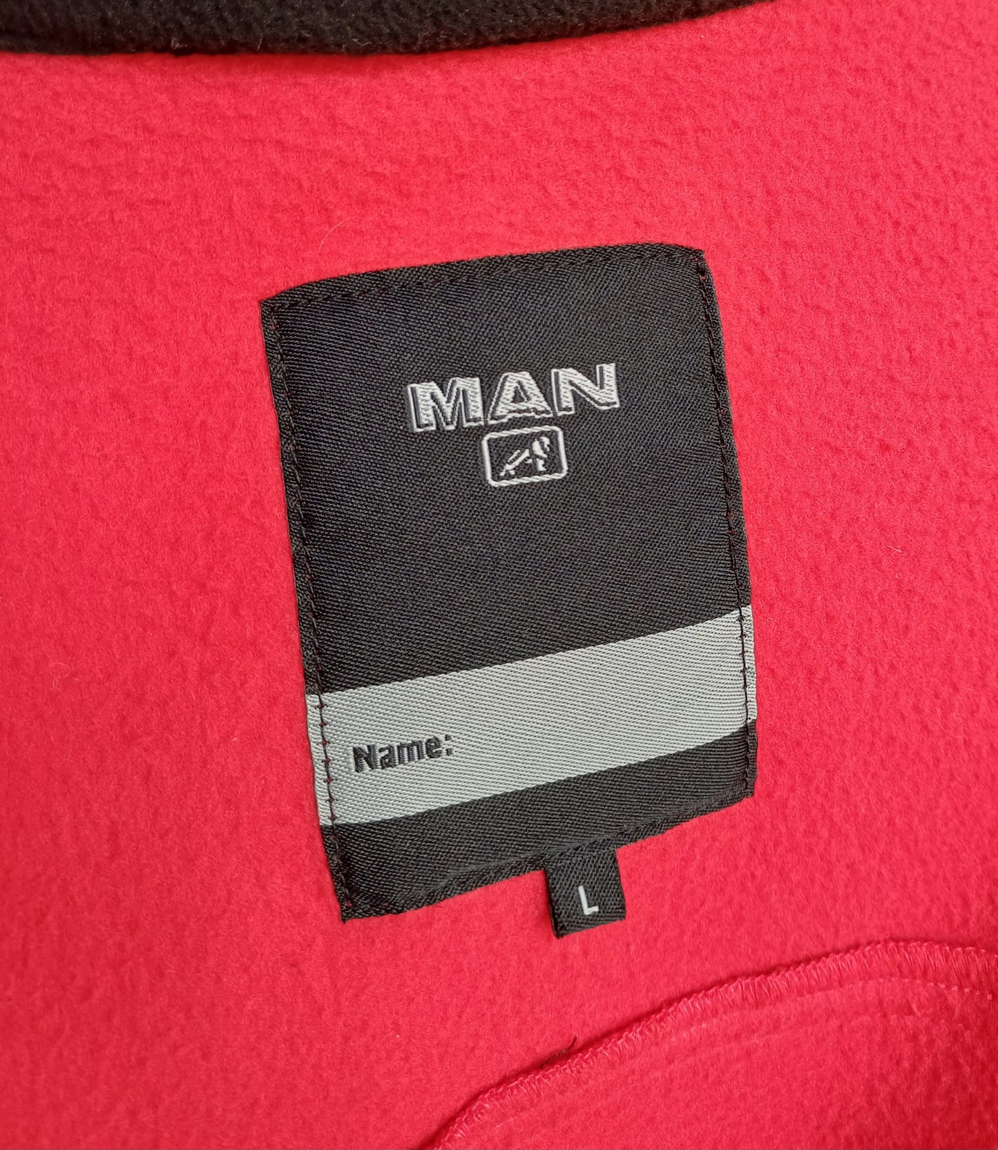 Man Full Zip Fleece Vest Gilet Mens L