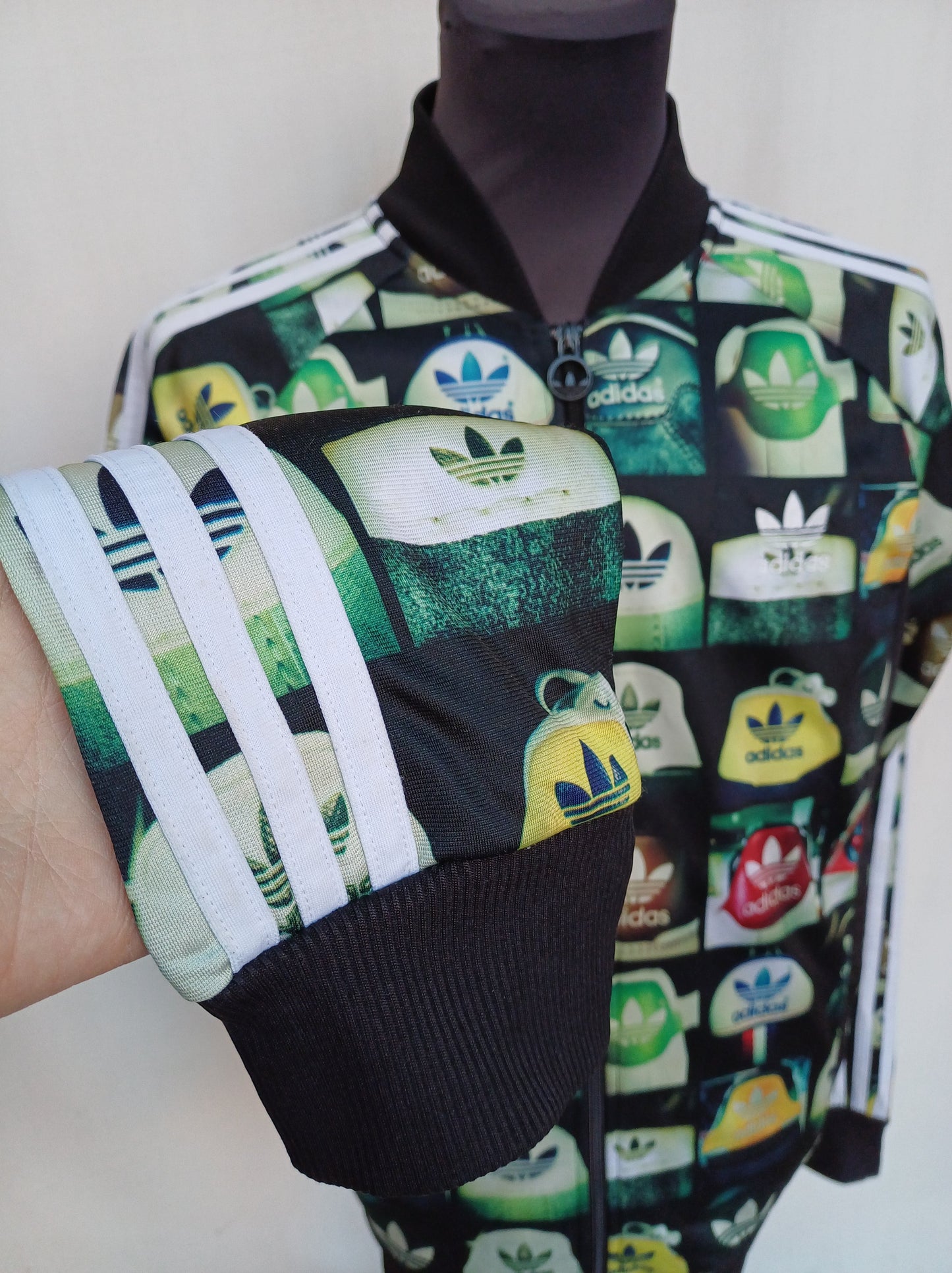 Adidas Originals All Over Print Heel Track Top Jacket Mens M