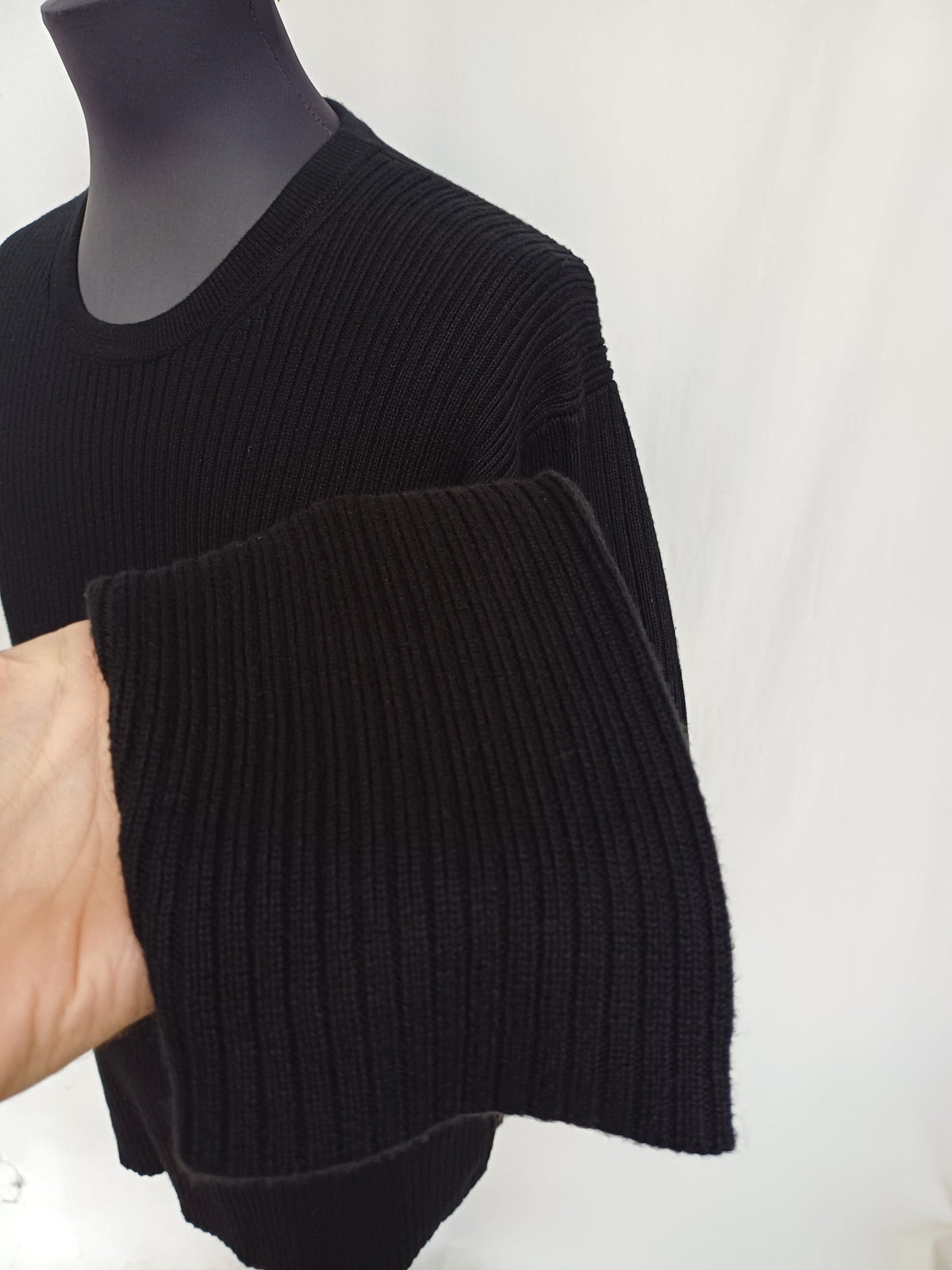 Calvin Klein 100% Cotton Knit Pullover Sweater Mens L