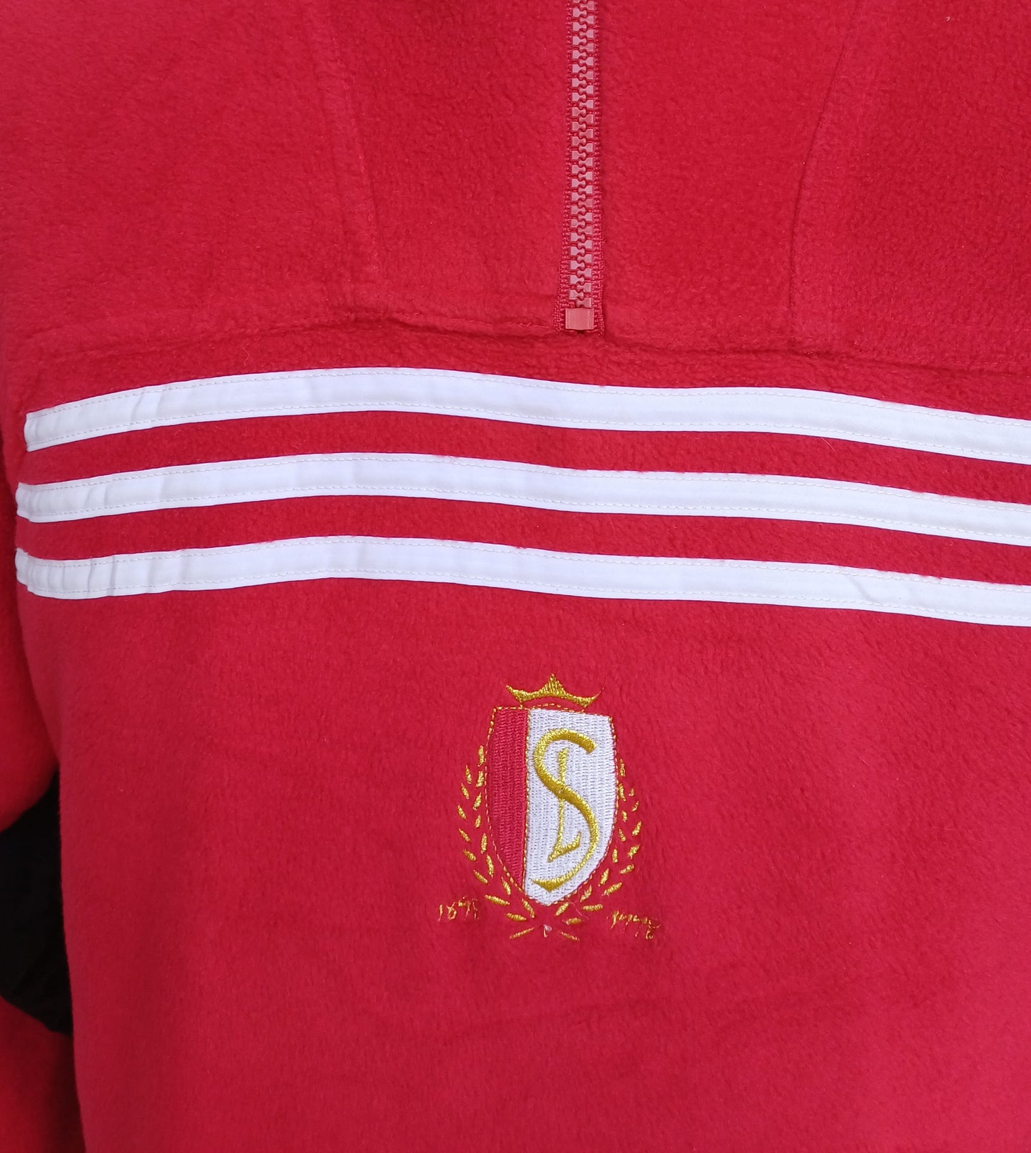 Vintage 1998/99 Adidas Standard Liege Fleece Zip Pullover Mens S
