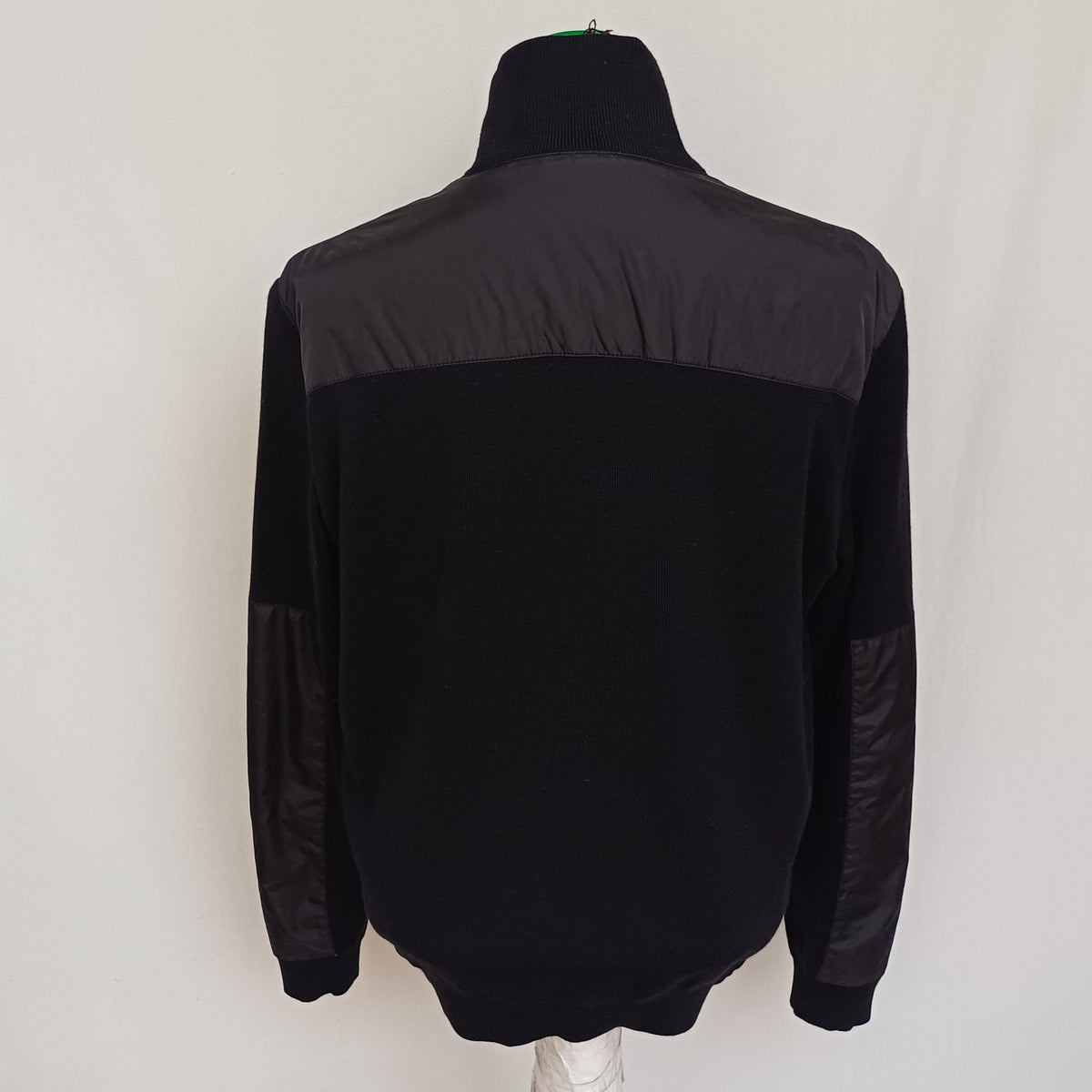Vintage Prada Hybrid Wool/Nylon Zip-Up Cardigan Size 54