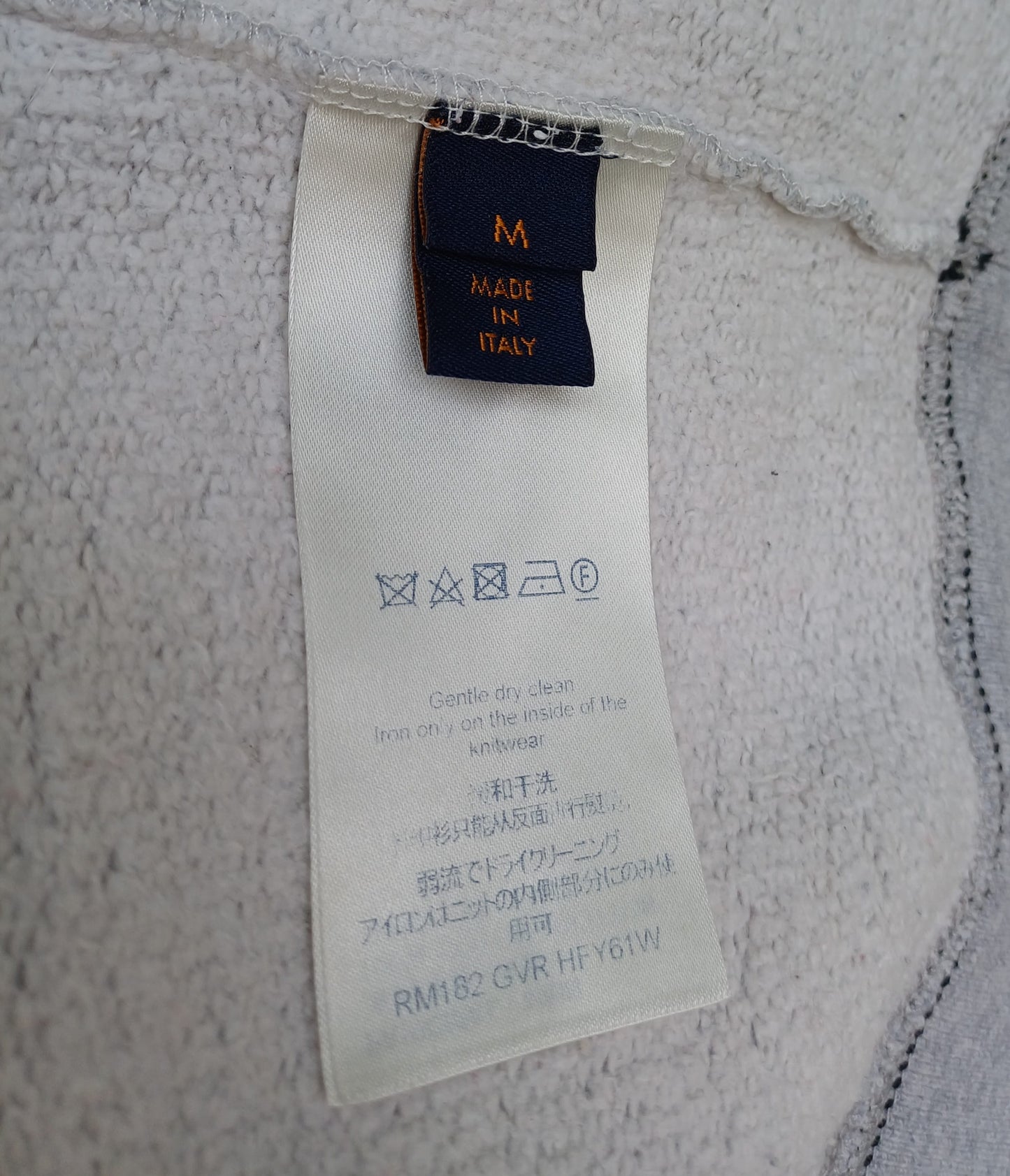Louis Vuitton Peace & Love Crew Neck Cotton Sweatshirt Mens M