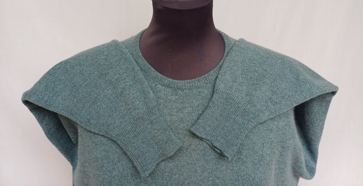 William Lockie Lambswool Crew Neck Sweater Scotland Jumper Mens L