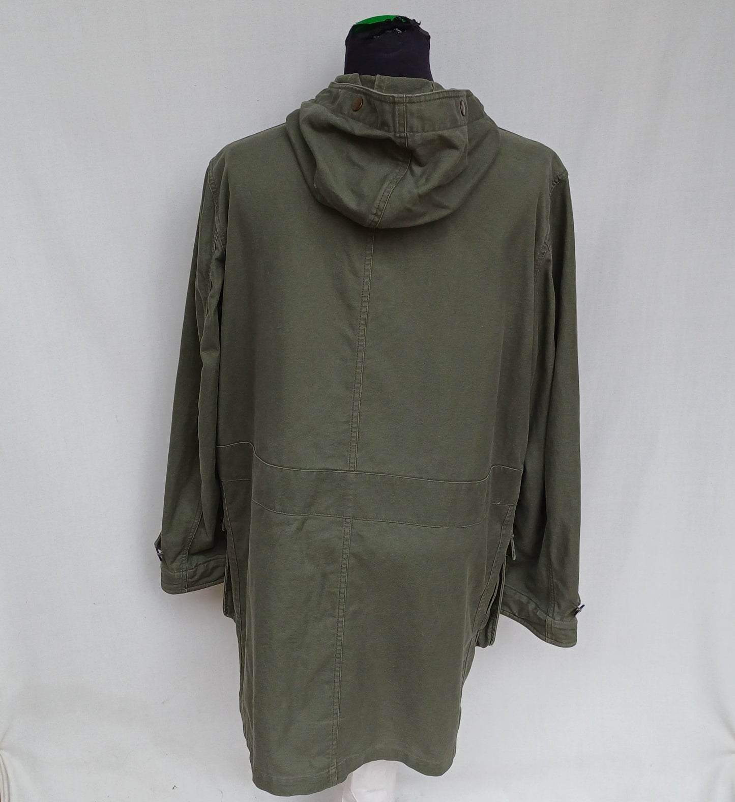 Lacoste Zip/Button Multi-Pockets Field Mens Hooded Jacket EU 50/Mens M/L