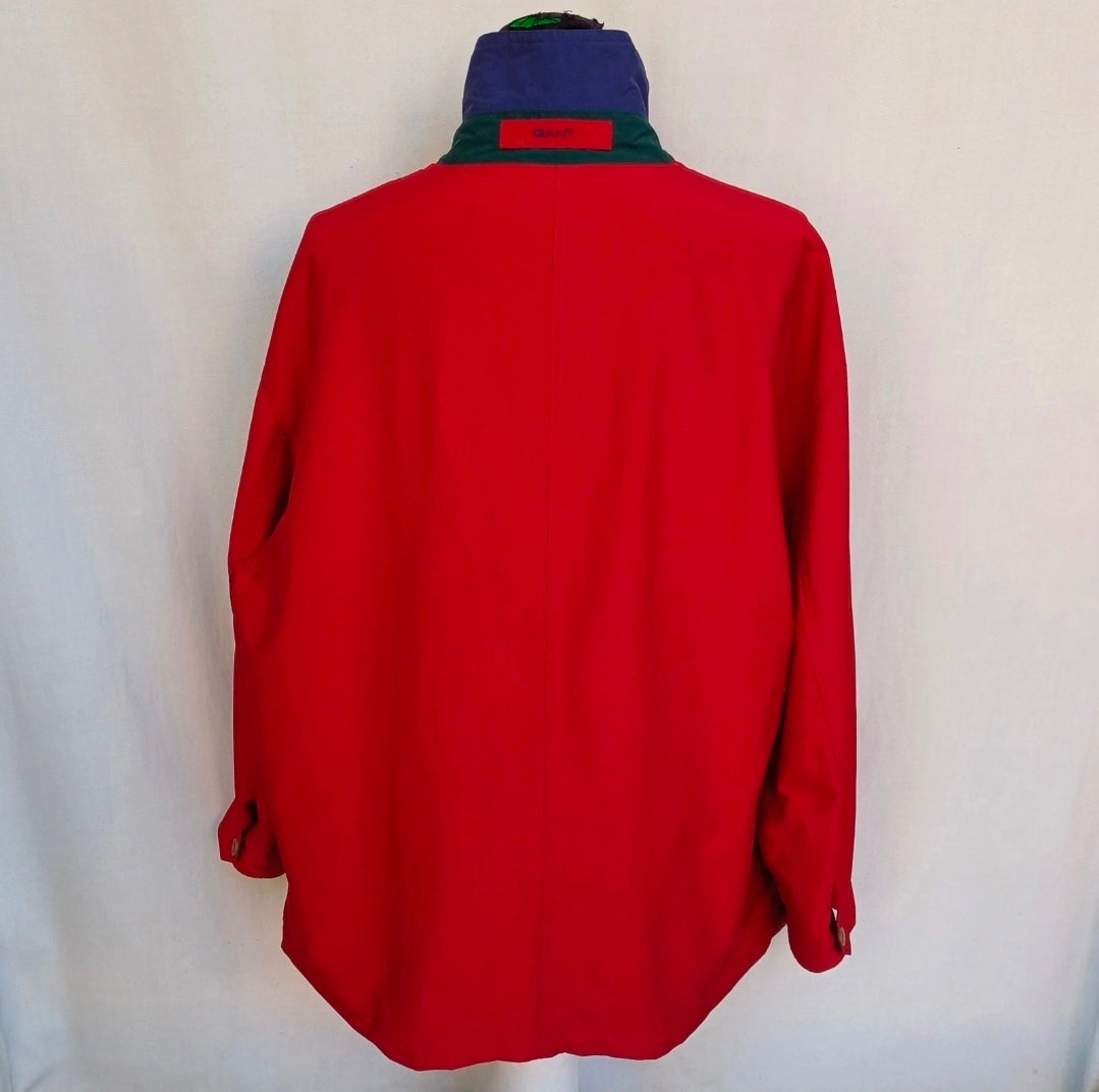 Vintage Gant US Open Golf Zip/Snap Jacket Mens XL