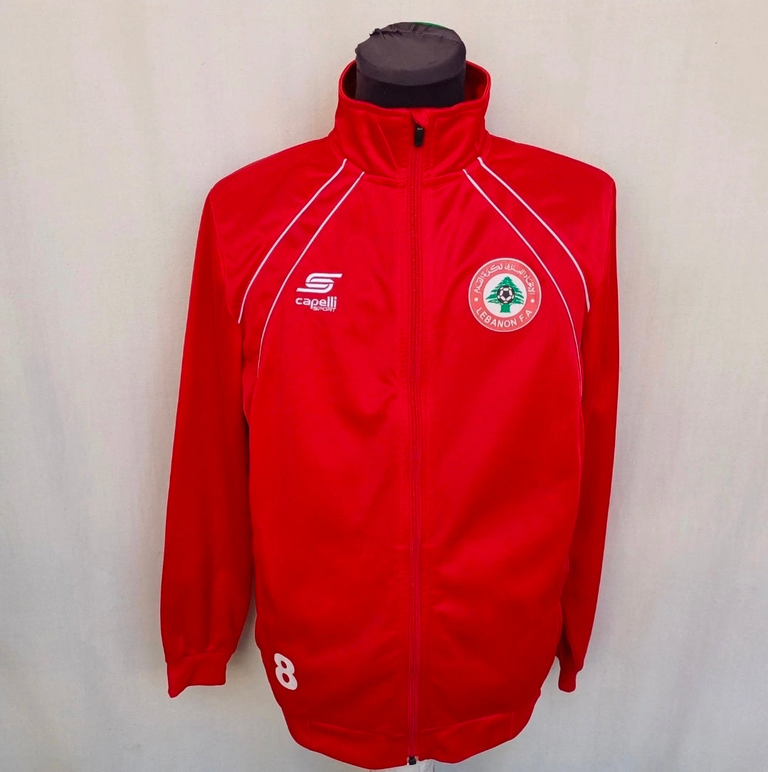Lebanon U21 National Team #8 Player Issue Capelli Training Jacket Mens S