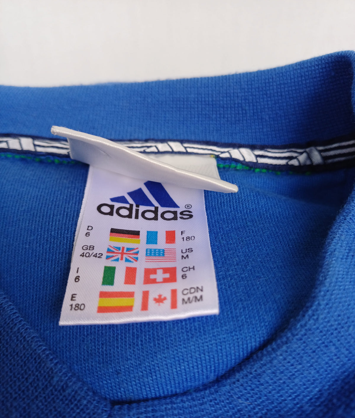 Vintage 90s Adidas V-neck  Pullover Sweatshirt Mens M