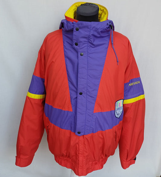 Vintage 90s Nevica Multicolor Ski Jacket Size 56/Mens 2XL