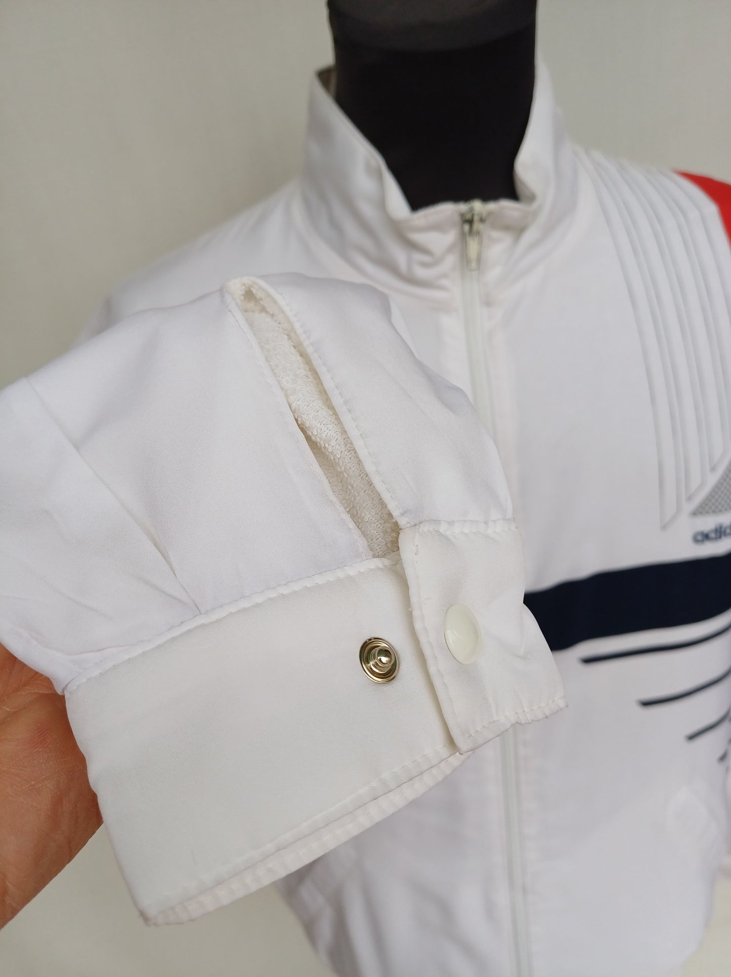Vintage 80s Adidas Ivan Lendl Zip Track Top Jacket Mens S