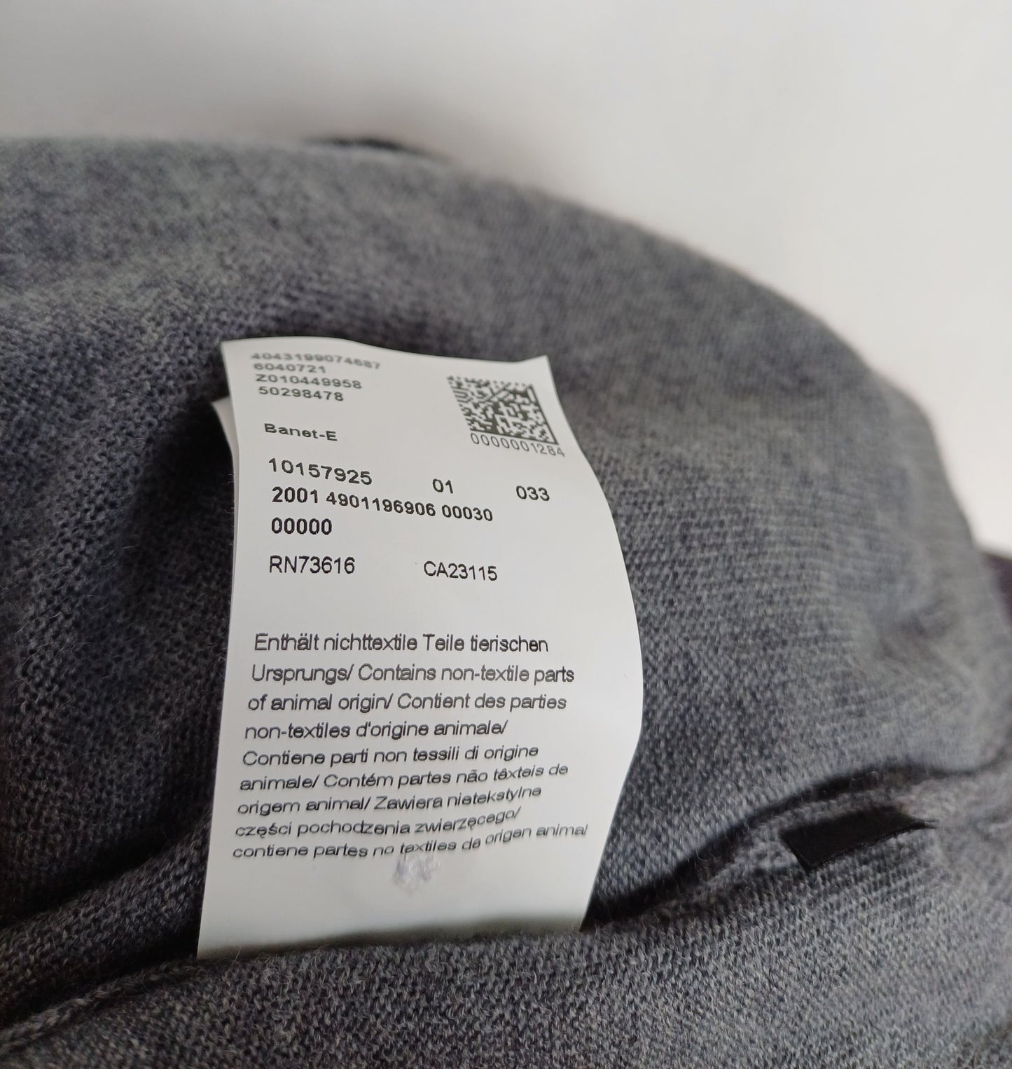 Hugo Boss Merino Wool Button Pullover Sweater Mens XL