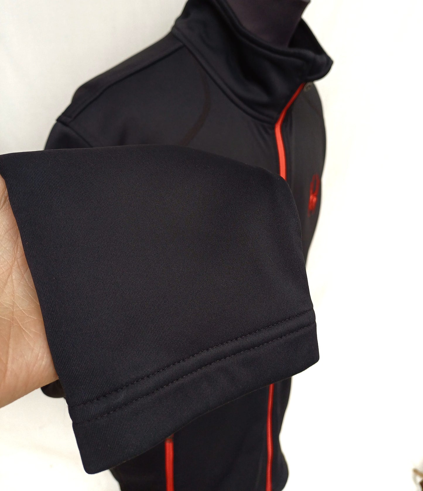 Spyder Fleece Lined Full Zip Softshell Jacket Mens L