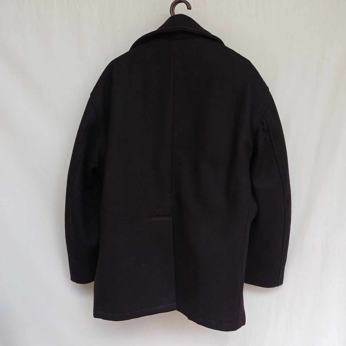 Vintage Spiewak Quilted Lining Wool Button Pea Coat US 48/ Mens 2XL