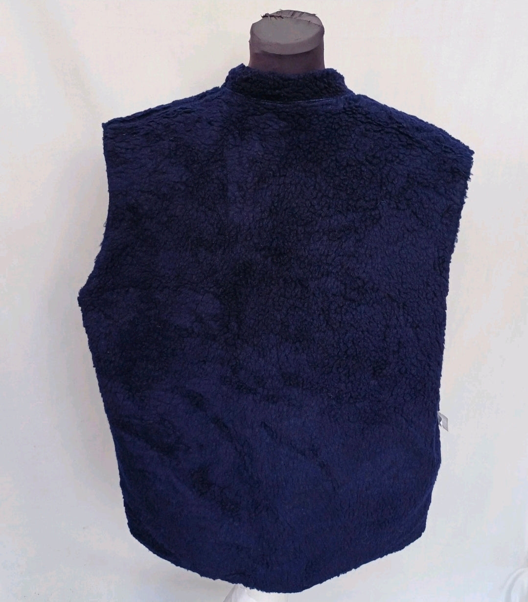New With Tags 80s Guy Cotten Fleece Lined Vest Marine Gilet Mens XL