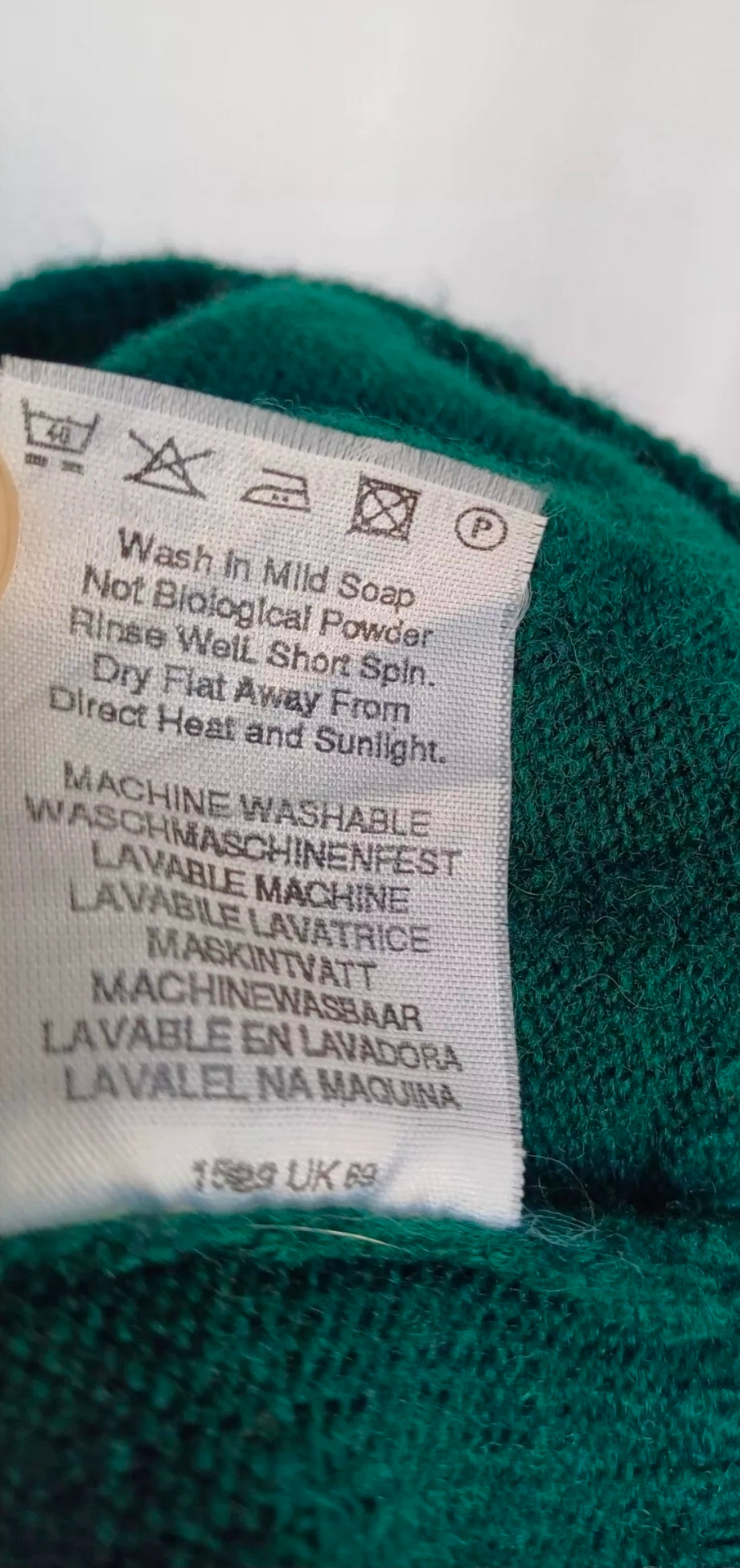 Vintage Burberrys Pure Lambswool Button Cardigan Sweater Mens L