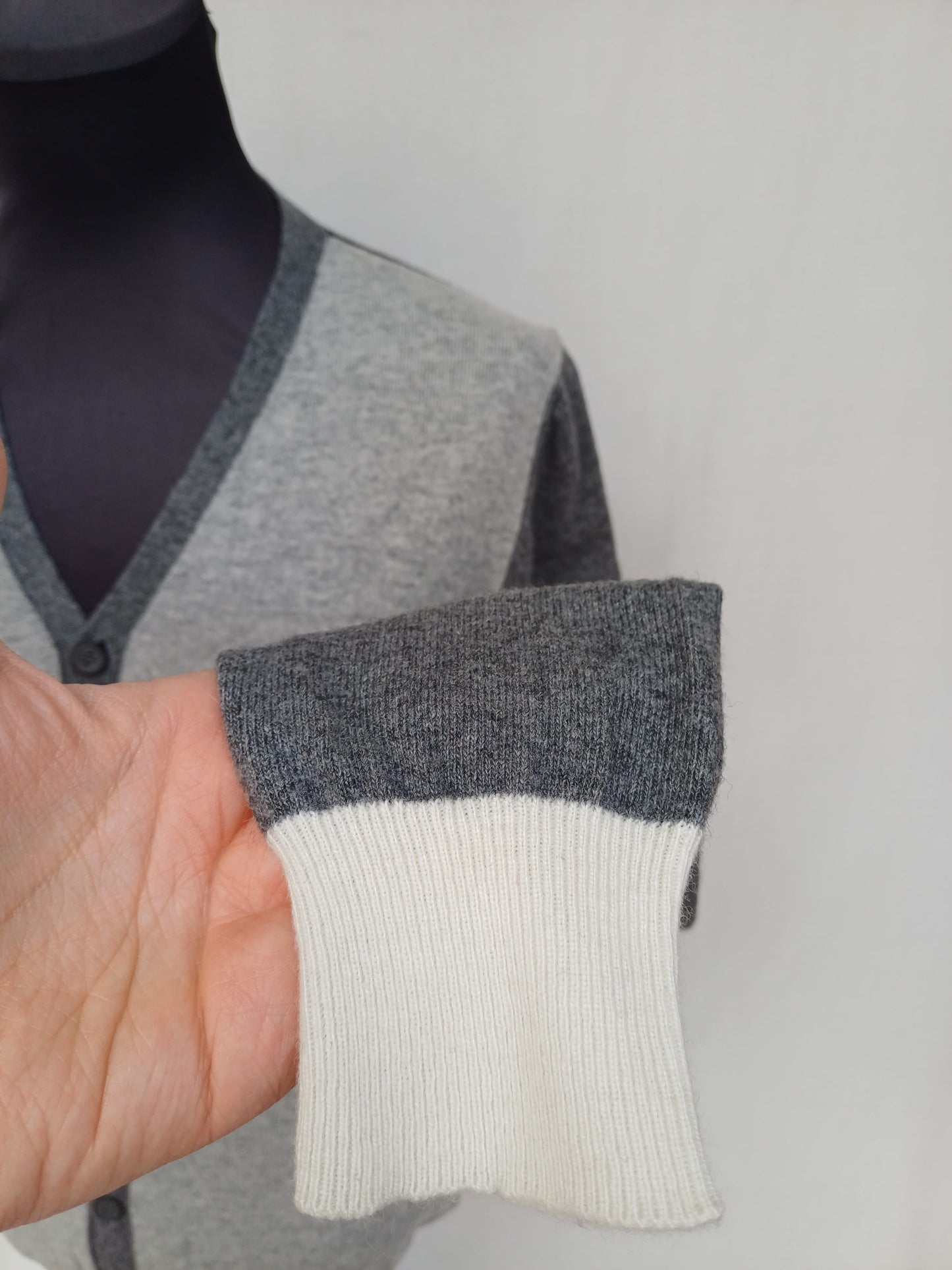 New Without Tags Manuel Ritz Wool/Cashmere Button Cardigan Sweater Mens M