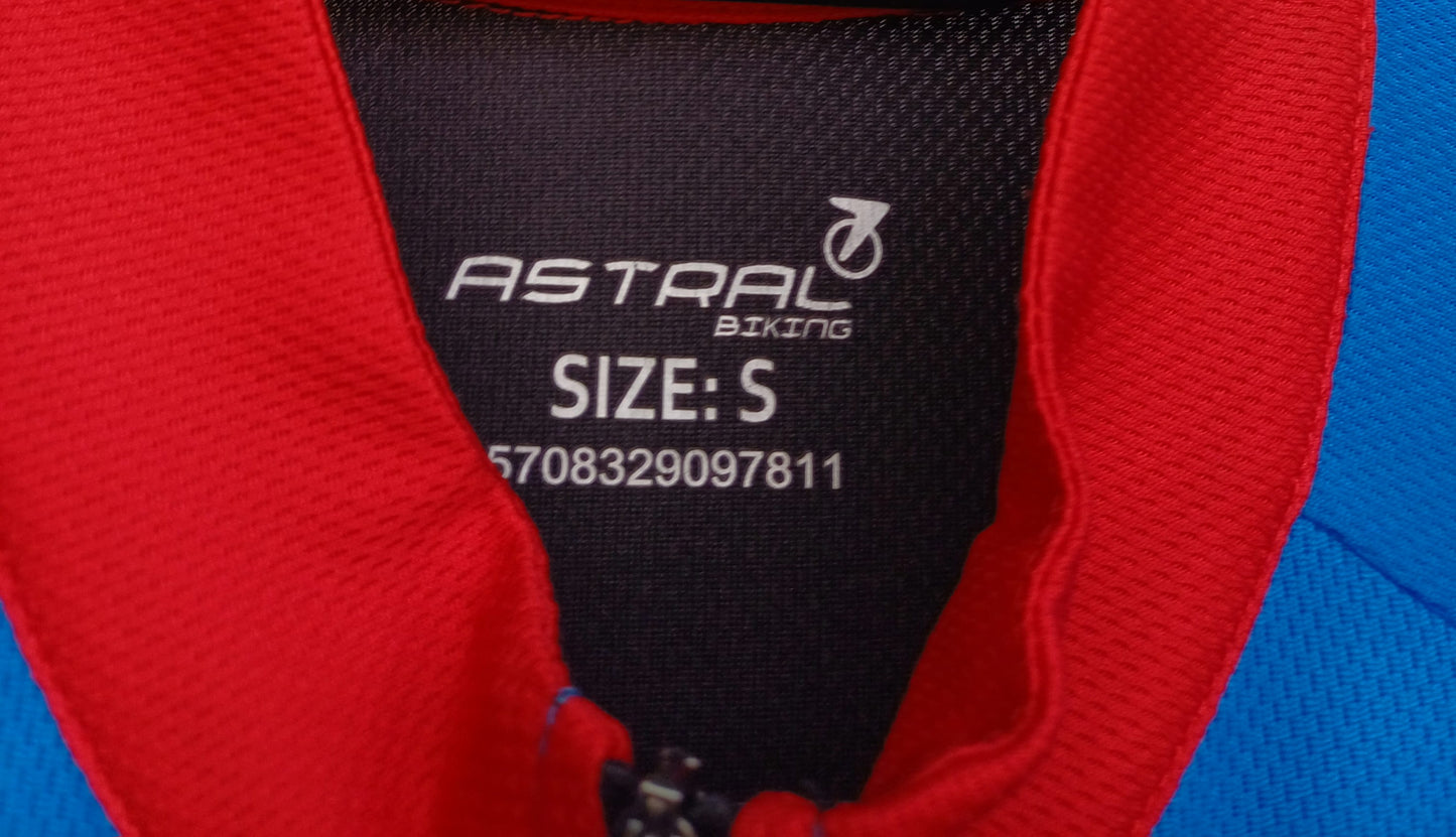 Astral Full Zip Short Sleeve Cycling Jersey Mens S