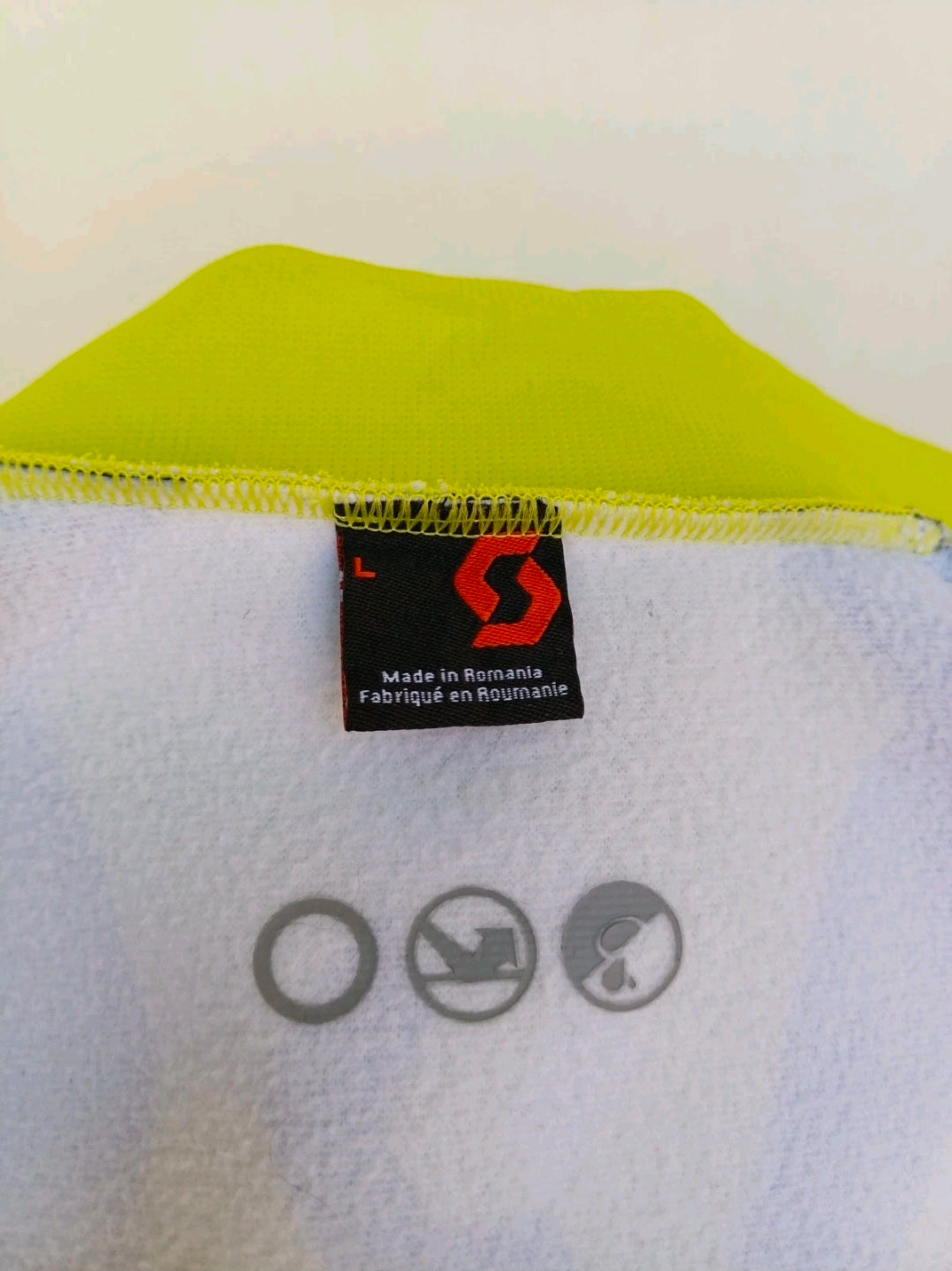 Scott Cycling Zip Windbreaker Long Sleeve Jersey Mens L