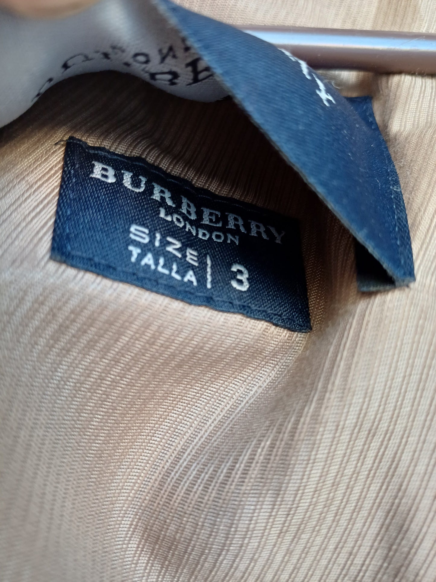 Burberry London Nova Check Lining Merino Wool Coat Overcoat Size 3/Mens S