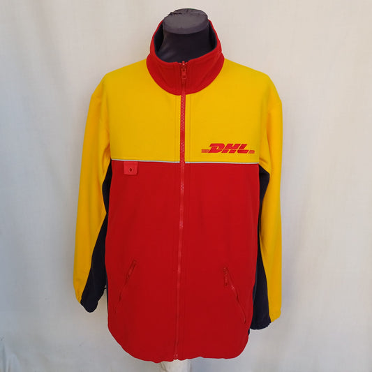 DHL WindStopper Full Zip Fleece Jacket Mens L