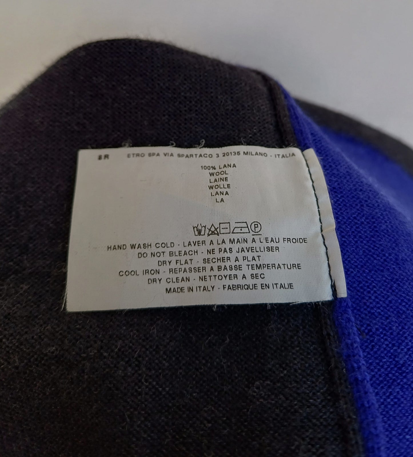 Etro Button Wool Cardigan Sweater Mens M