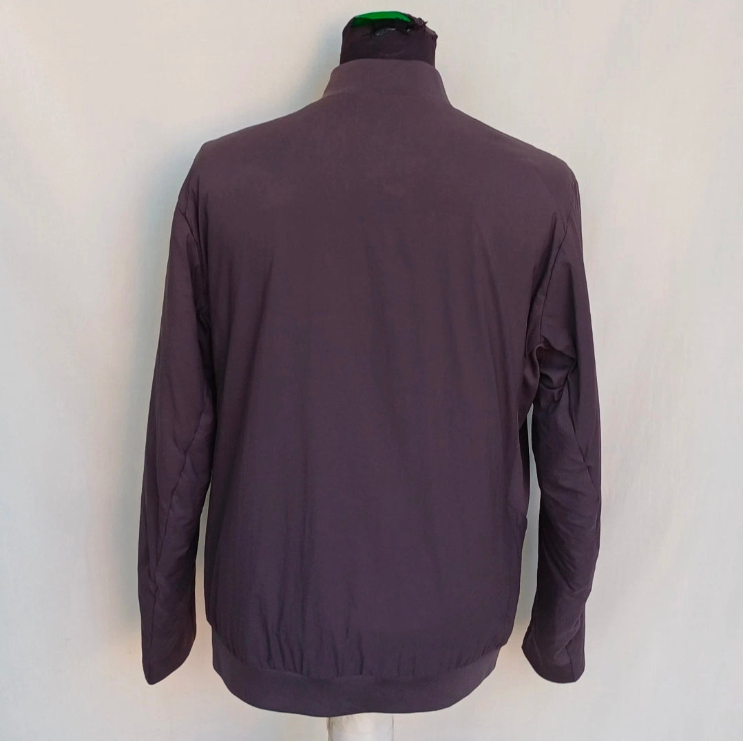 Arcteryx Seton Bomber Zip Jacket Gray Lightweight Mens M