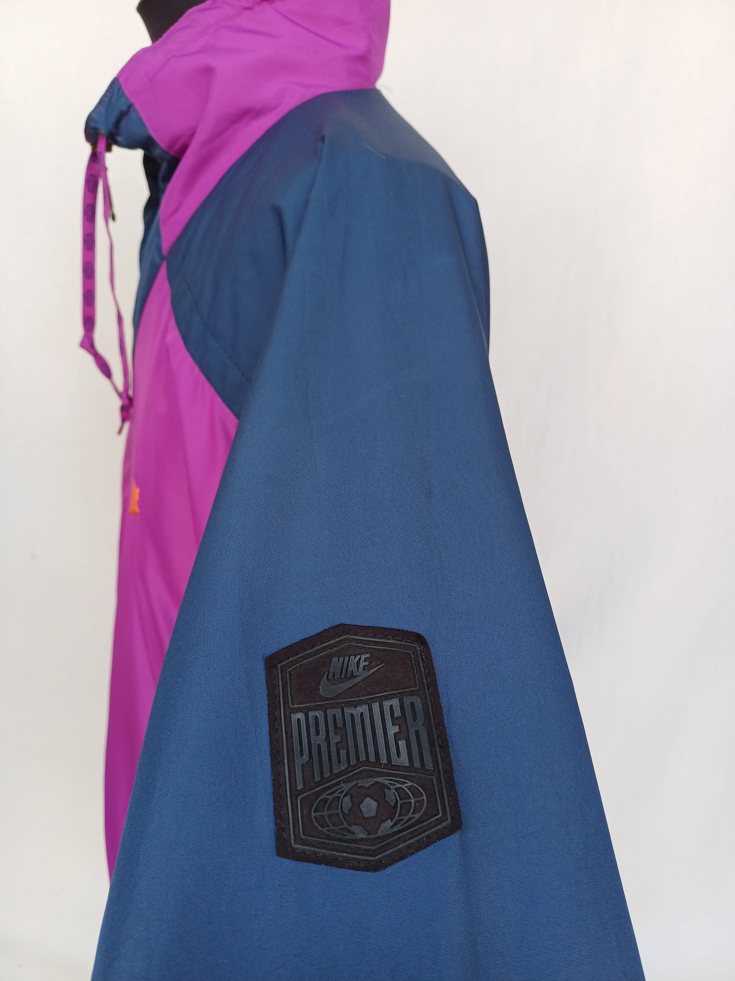 Vintage 90s Nike Multicolor Windbreaker Track Top Jacket Mens XL