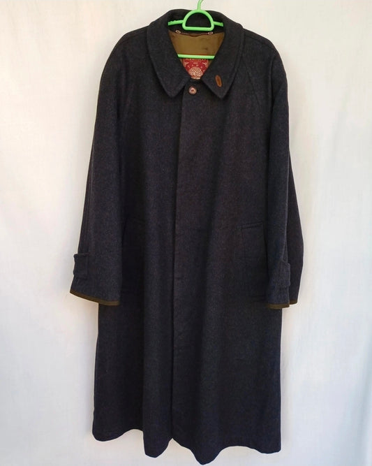 Schneiders Salzburg Mens Wool/Alpaca Button Coat Long Overcoat EU 52/US-UK 44