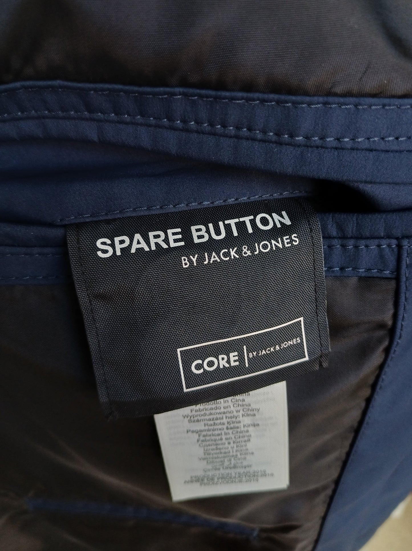 Jack & Jones Button Waterproof Jacket Size Mens M/L