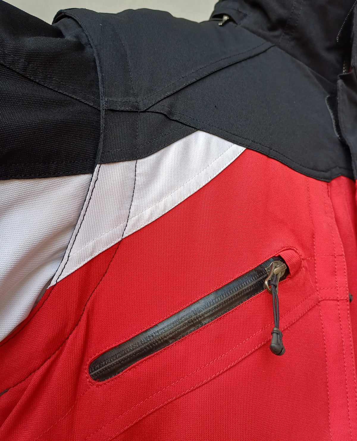 Vintage Spyder Dermizax Full Zip Ski Hooded Jacket W/Removable Sleeves Mens L