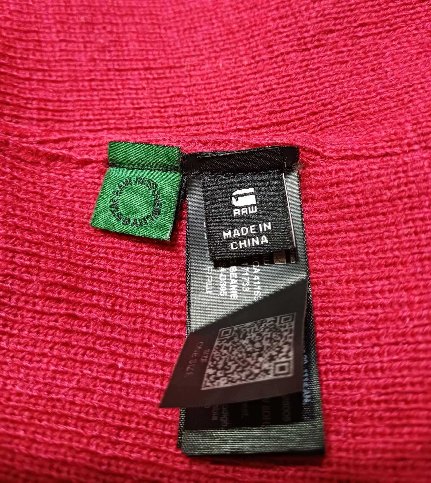 Lot Of 2 G-Star Raw Effo Long Beanie Hat One Size Fits All Adult