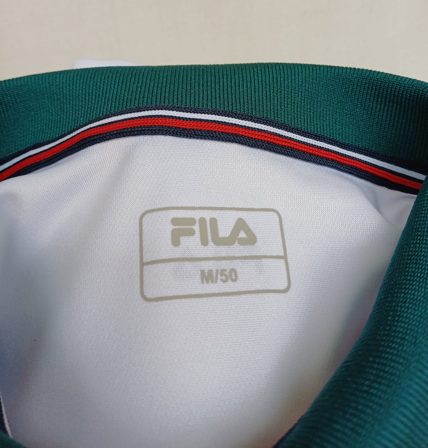 Fila Striped Tennis Polo Shirt Size 50/Mens M