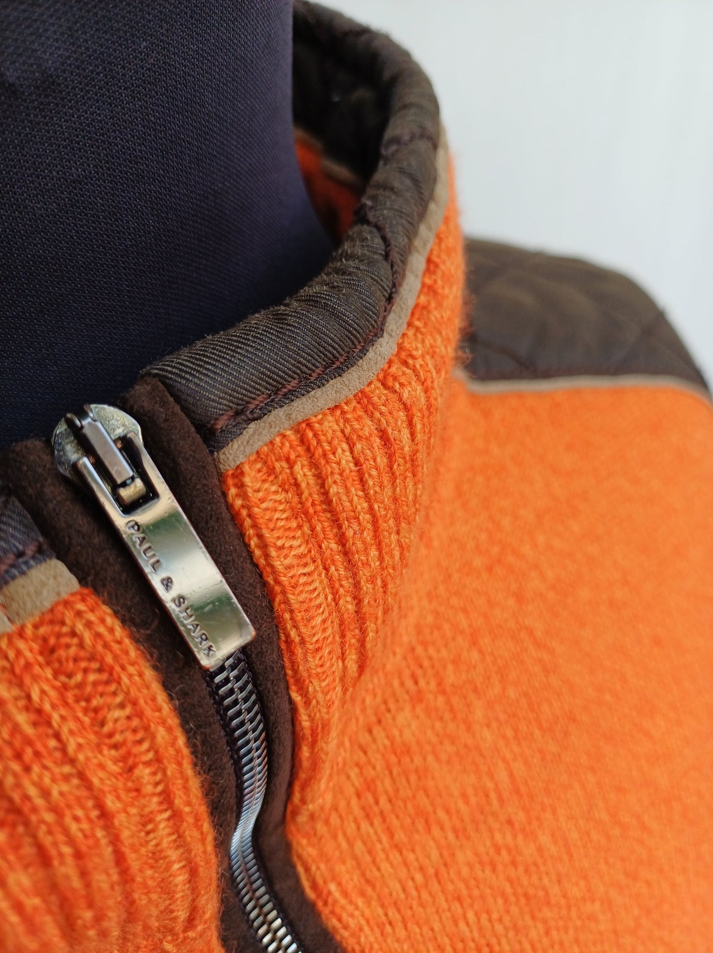 Paul & Shark Wool Zip Pullover Sweater Mens 6XL