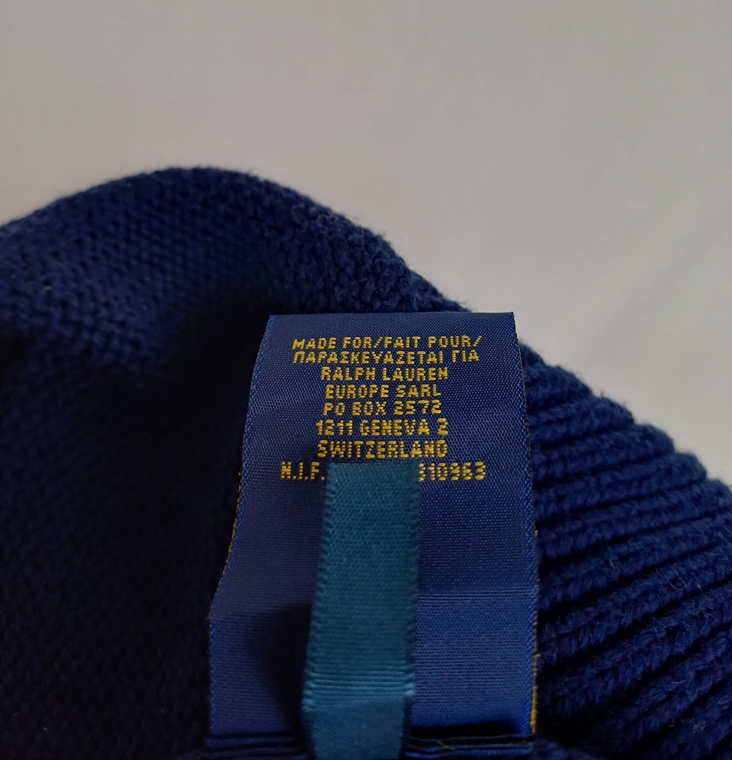 Polo Ralph Lauren Shawl Collar Cotton Knit Sweater Mens M