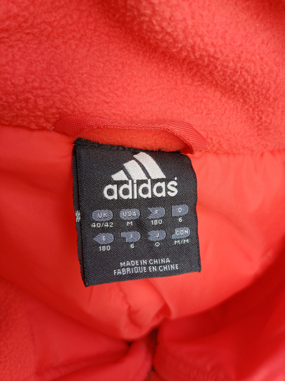 Benfica 2003 Adidas Padded Bench Coat Mens M