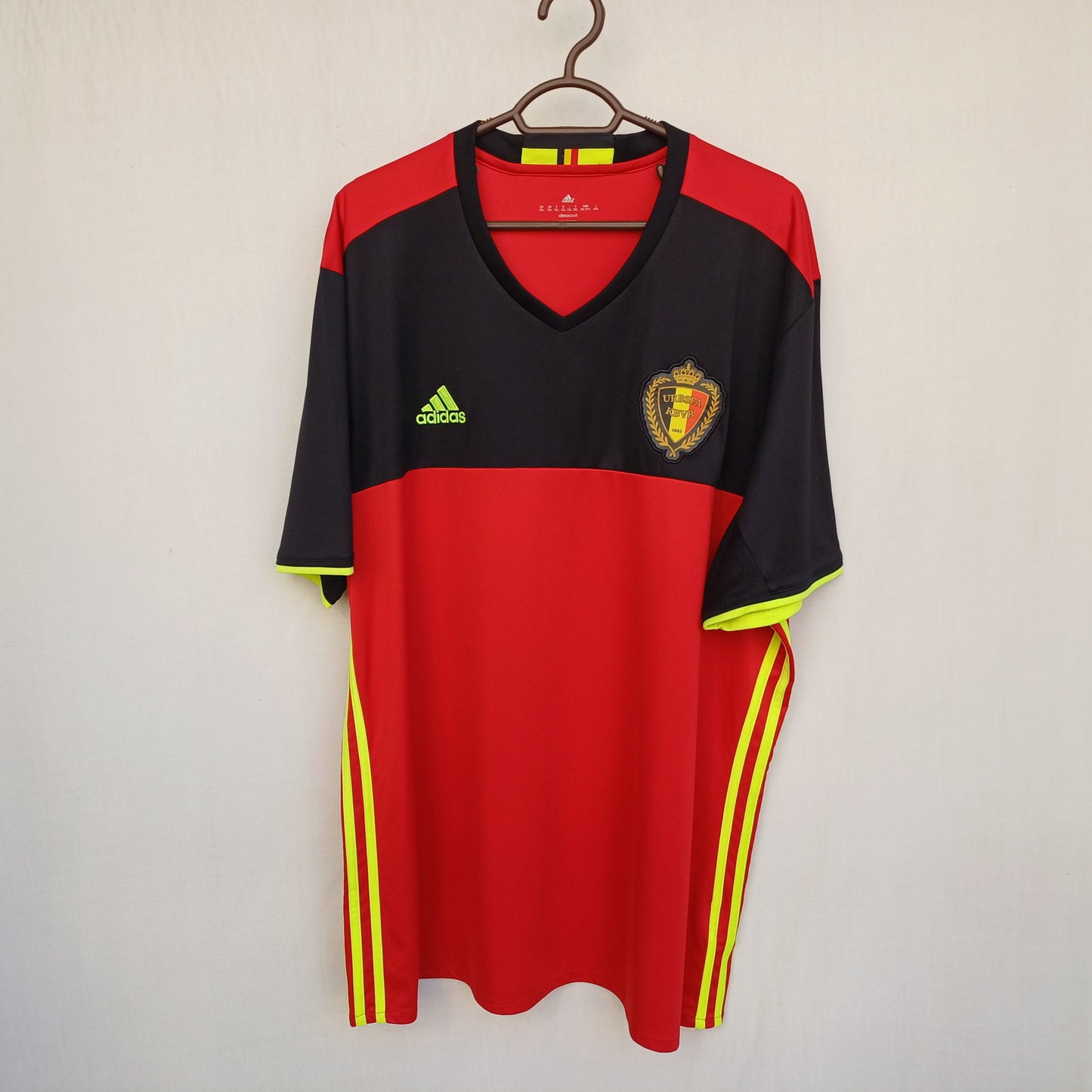 Belgium 2016 Euro Home adidas Shirt Mens 2XL