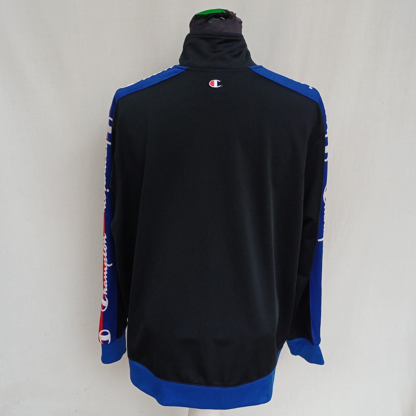 Champion Taped Logo Full Zip Track Top Jacket Mens XL