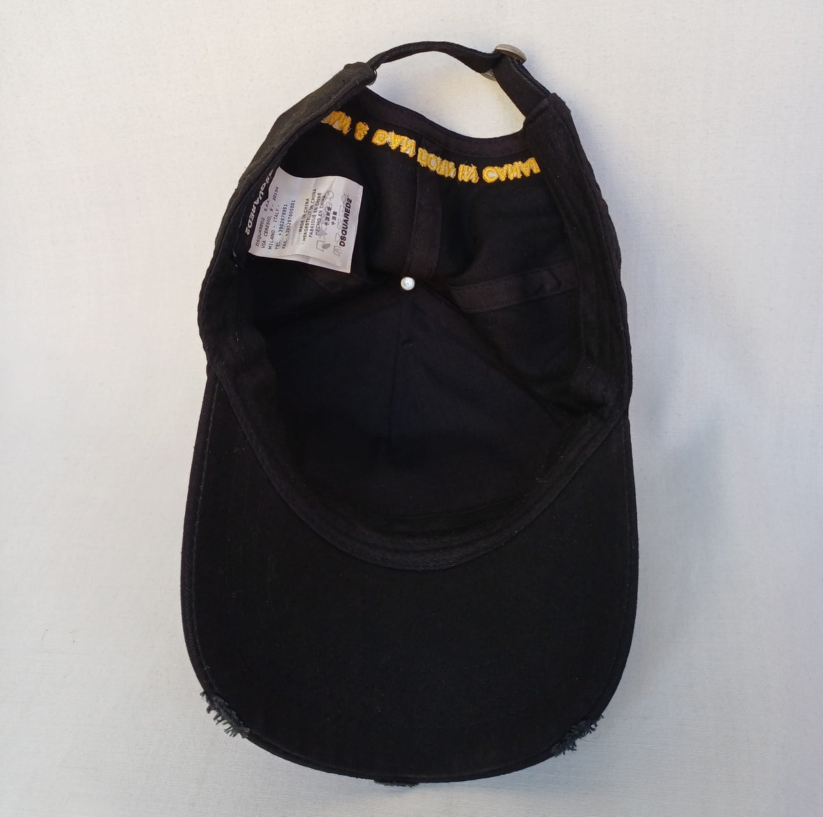 Dsquared2 Canada Flag Cotton Baseball Cap/Hat One Size Adult