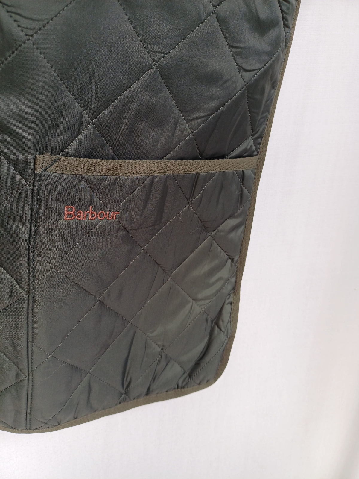 Barbour Quilted Waistcoat/Zip In Liner Vest Mens XL/2XL